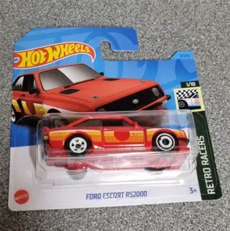 Ford Escort Rs2000 Hot Wheels Car Hotwheels Retro Racers Modified New