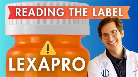 Lexapro Escitalopram What Are The Side Effects Youtube