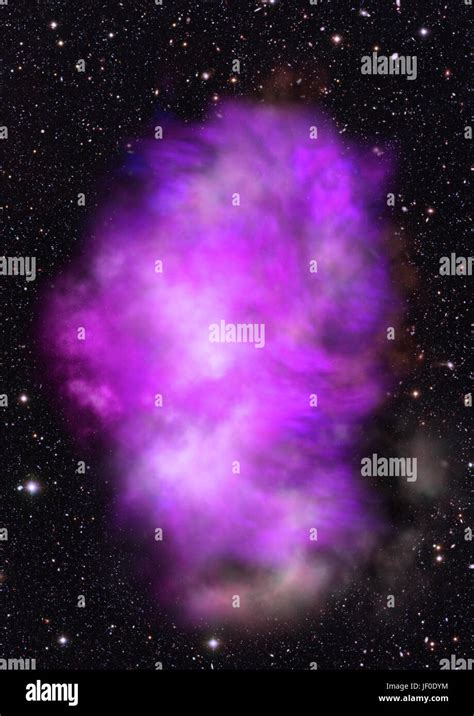 Star Field In Space And A Nebulae Stock Photo Alamy