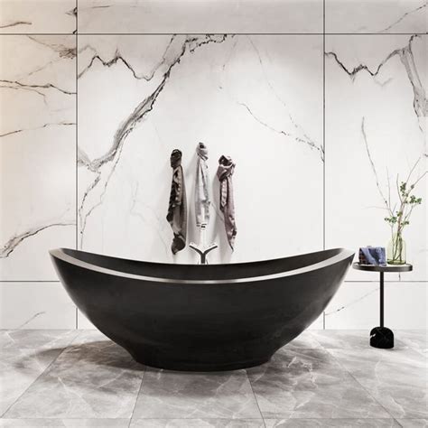 Poseidon Freestanding Bathtub For Two Large Soaker Tub Slipper Tub