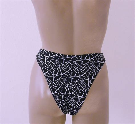 S S Brazilian Bikini Bottom With High Leg And Triangle Top Etsy