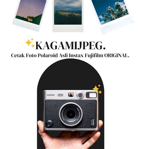 Jual Cetak Foto Polaroid Asli Instax Fujifilm Original Shopee Indonesia