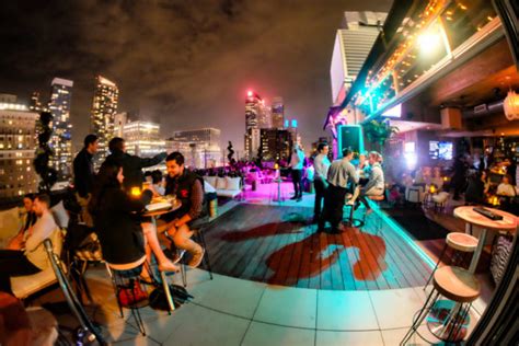 Monarch Rooftop Lounge, a trendy bar in New York City