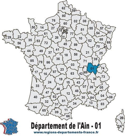 D Partement De L Ain Pr Sentation Localisation Carte Chiffres