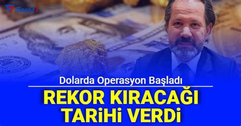 Son Dakika İslam Memiş Doların Yeni Rekor Kıracağı Tarihi Açıkladı