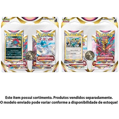 Jogo de Cartas Pokémon Blister Quadruplo ee Origem Perdida