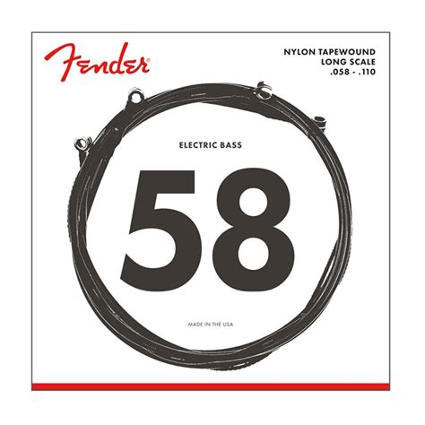 FENDER NYLON LONG SCALE BASS GUITAR STRINGS 58-110 - Roxy Music