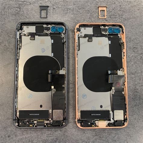 Chassis vitre arrière complet prémonté iPhone 8 Plus KIT OUTILS OFFERTS