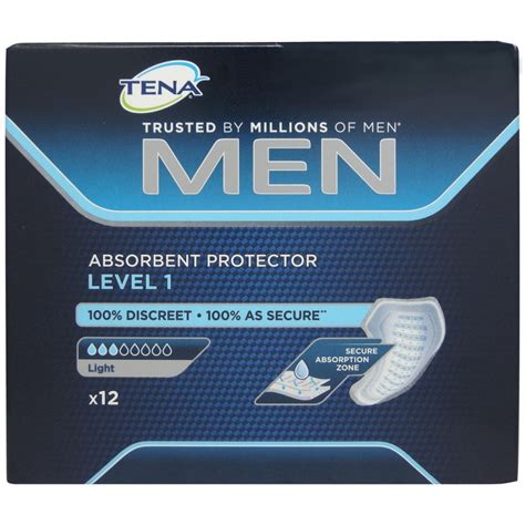 Tena Men Absorbent Protector 12 S Level 1 Continence From Chemist