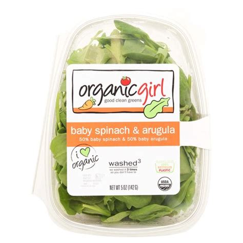 Organic Girl Salad Baby Spinach Arugula