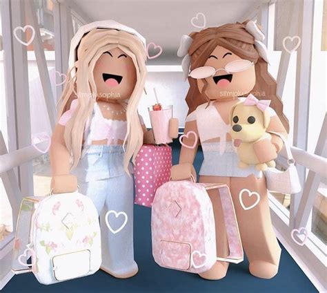 Melhores Amigas Roblox Animation Cute Tumblr Wallpaper Wallpaper