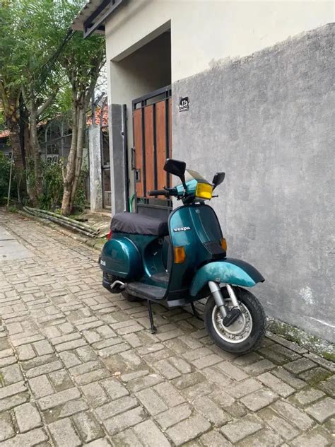 Vespa Excel Tahun Hijau Cedar Motor Bekas