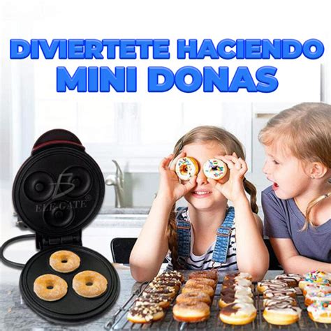 Mini Máquina para Hacer Donas Hornea Deliciosas Donas en Casa ELE GATE