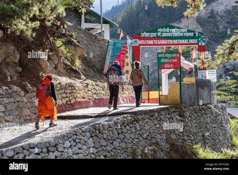 India Uttarakhand Gangotri Himalaya Pilgrimage Site Bhagirathi