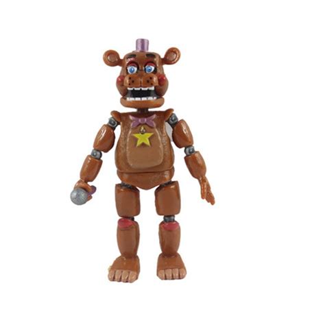 Lindo Boneco Five Nights At Freddy Animatronic Fnaf Pizzaria Simulator Rockstar Freddy 14cm