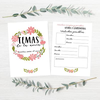 AGENDA A5 PARA PLANIFICAR UNA BODA GRATIS EN PDF