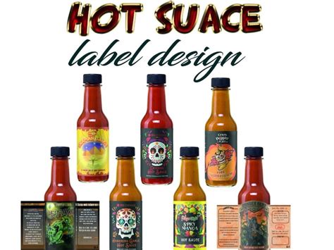 Pro Creative Unique Hot Sauce Label Design Upwork