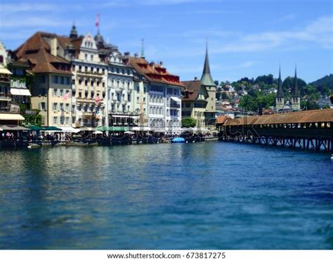 Old Town Lucerne Switzerland Stock Photo (Edit Now) 673817275