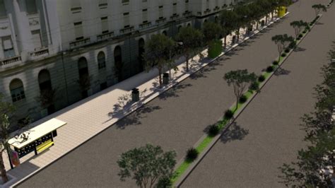 La Avenida 7 será completamente renovada cambian las veredas las