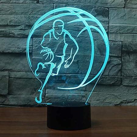 D Basket Ball Lampe Illusion Optique Led Veilleuse Optiques