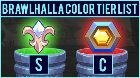 RANKING ALL THE BRAWLHALLA COLORS OLD YouTube