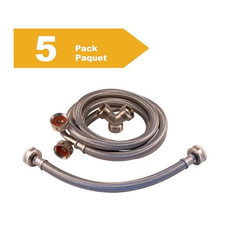 Aqua Dynamic Steam Dryer Installation Kit With 72 Inch Stainless Steel Flex Connector Pac