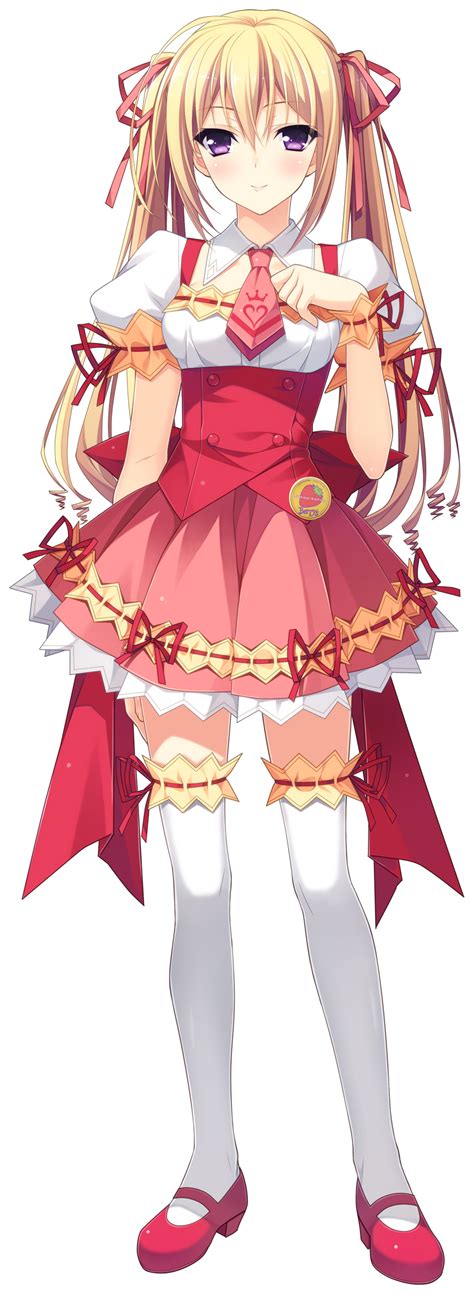 Safebooru 1girl Berrys Blonde Hair Blush Dress Full Body Hair Ribbon