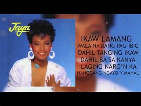 Jaya S Greatest Hits OPM Love Song Playlist YouTube