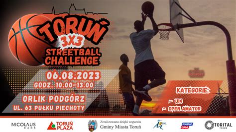 Przed nami trzeci amatorski turniej koszykówki TORUŃ 3x3 STREETBALL