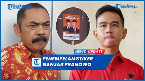 Gibran Dan Fx Rudy Kompak Tempel Stiker Ganjar Instruksi Pdip Youtube