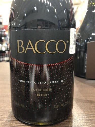 Vinicola De Tecate Bacco Tipo Lambrusco Vivino