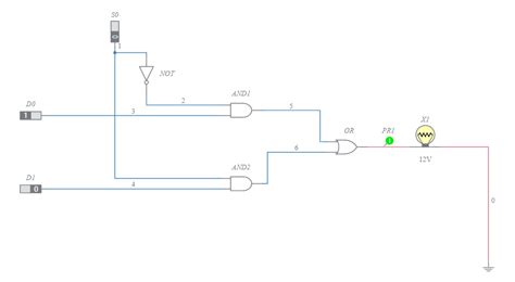 Copy Of 2 1 MULTIPLEXER CIRCUIT Multisim Live