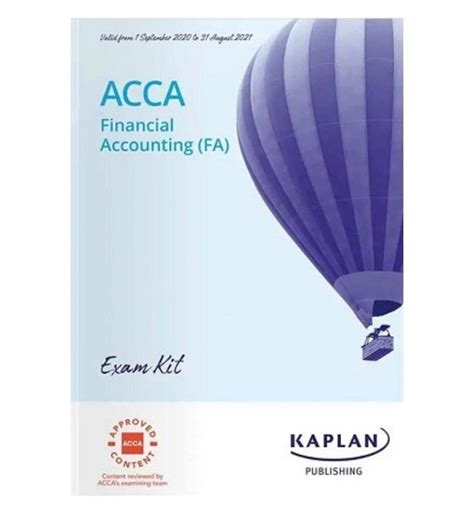 Buy Kaplan Acca F3 Financial Accounting Fa Exam Kit