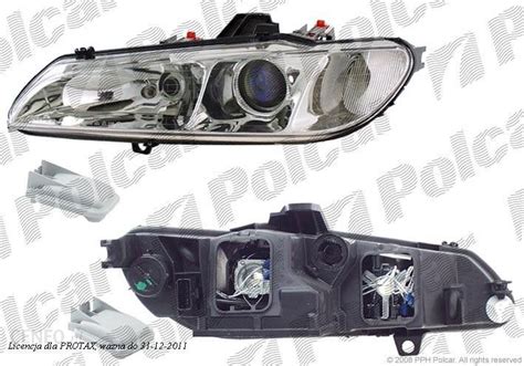 Lampa Przednia Valeo Reflektor Lampa Przednia Peugeot 406 Coupe Przód