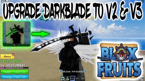 How To Get Darkblade V3 Bloxfruits Roblox Youtube