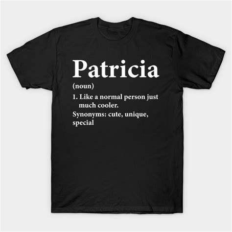 Patricia Name Definition Funny Personalized Patricia Name Definition