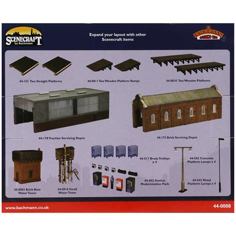 Scenecraft Station Platform End Ramps Model Railway Accessory OO Gauge