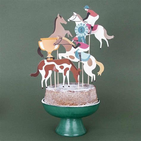 Cake Toppers Cheval Royaume Melazic Cupcakes Ateliers Et Objets