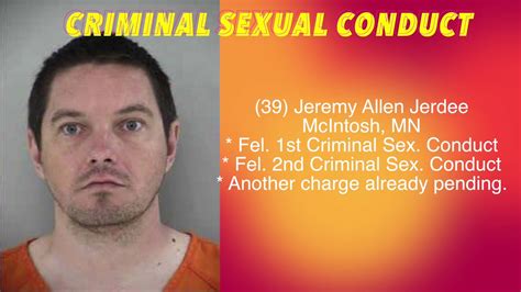 New Charges Of Criminal Sexual Conduct For Mcintosh Mn Man Youtube