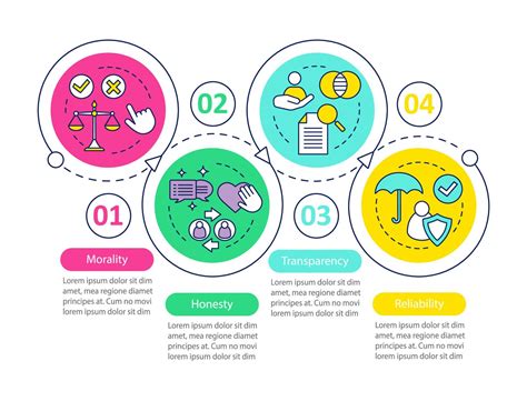 Infografik Vorlage F R Unternehmensrichtlinien Gestaltungselemente F R