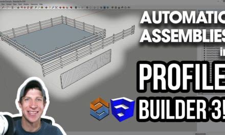 CONSTRUCTION FENCING In SketchUp With Profile Builder The SketchUp