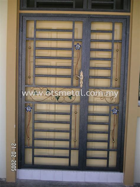 Md002 Metal Door Grill Johor Bahru Jb Design Supplier Supply