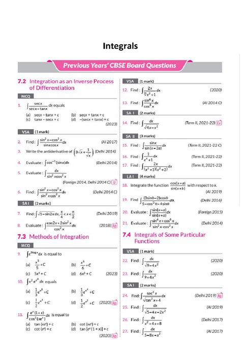 Integral Pyq Advanced Calculus And Complex Analysis Studocu