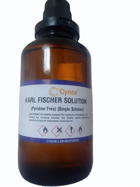 Karl Fischer Reagent At Rs Bottle Karl Fischer Solution In Surat