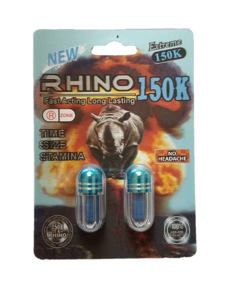 Rhino 150K Extreme 150K 2 Pills Visible Deals