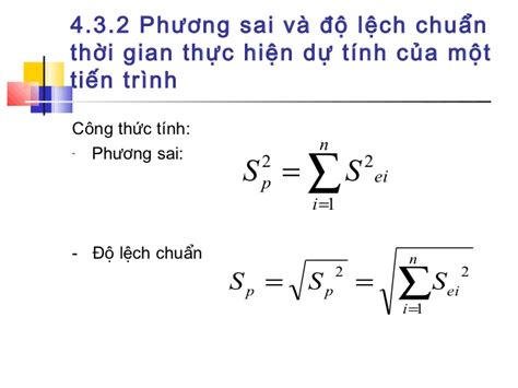 Phương sai và độ lệch chuẩn