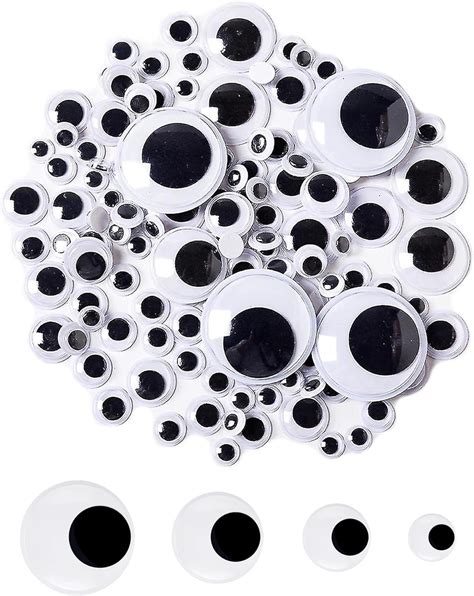 Amazon Gluerious 1200 Wiggle Googly Eyes Self Adhesive In 6mm To