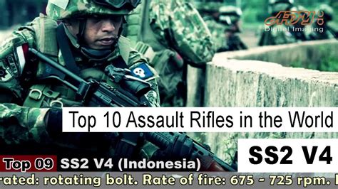 Top 10 Assault Rifles In The World Youtube