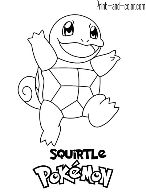 Pokémon Printables Coloring Pages For Every Trainer