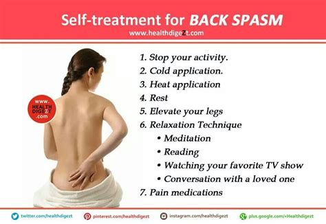 Relief for back spasms | Back spasm, Self treatment, Relaxation techniques